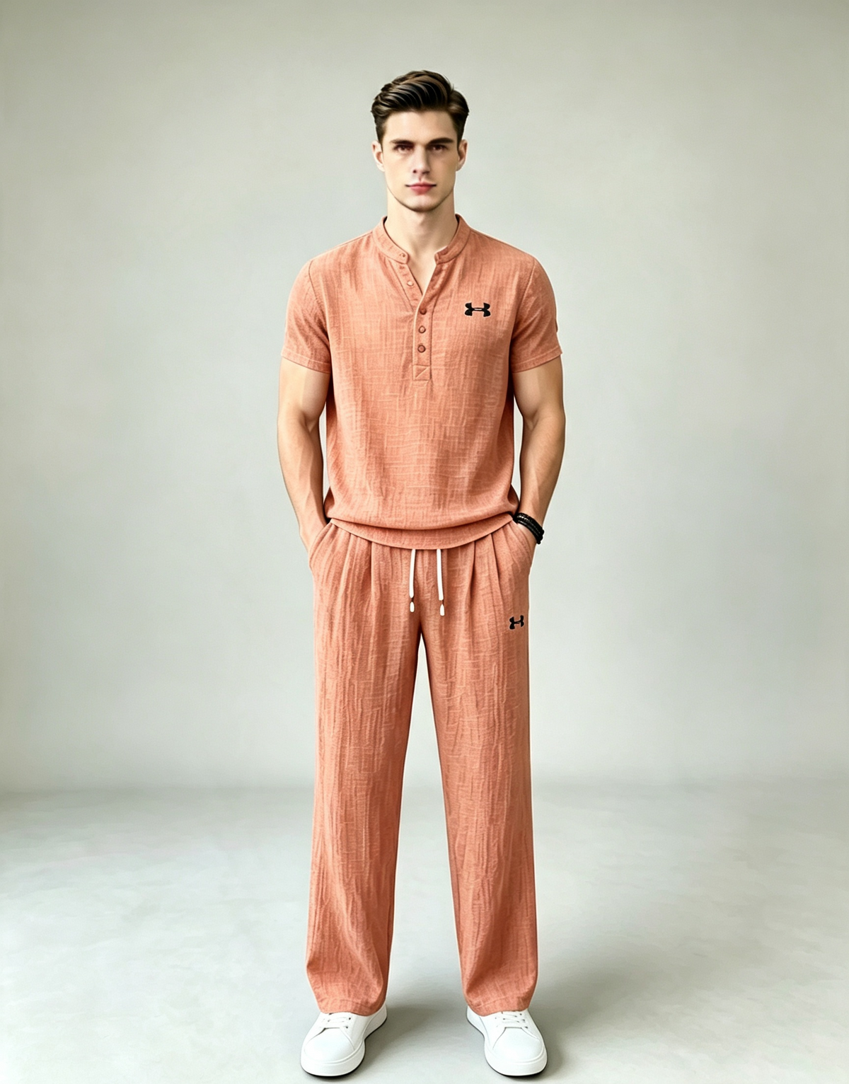 Men’s Summer Linen Matching Set
